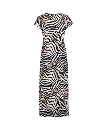 Geisha Maxi Jurk Allover Print